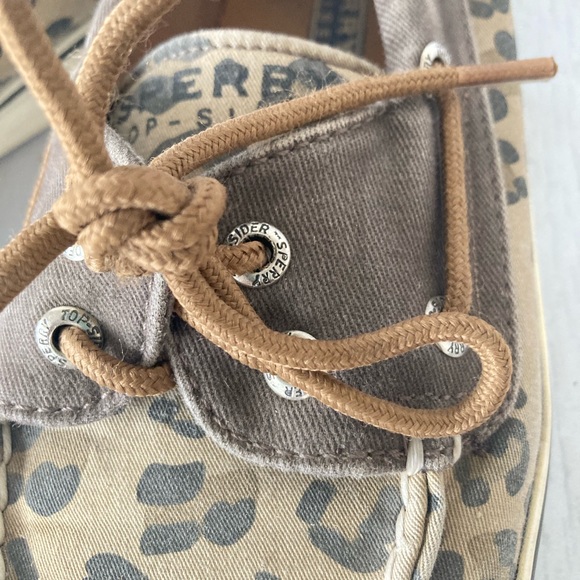 Sperry Top Sider Shoe Leopard Print Size 6.5 - Picture 4 of 11